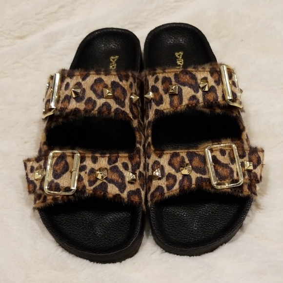 Animal Print Sandals - Picture 2 of 3